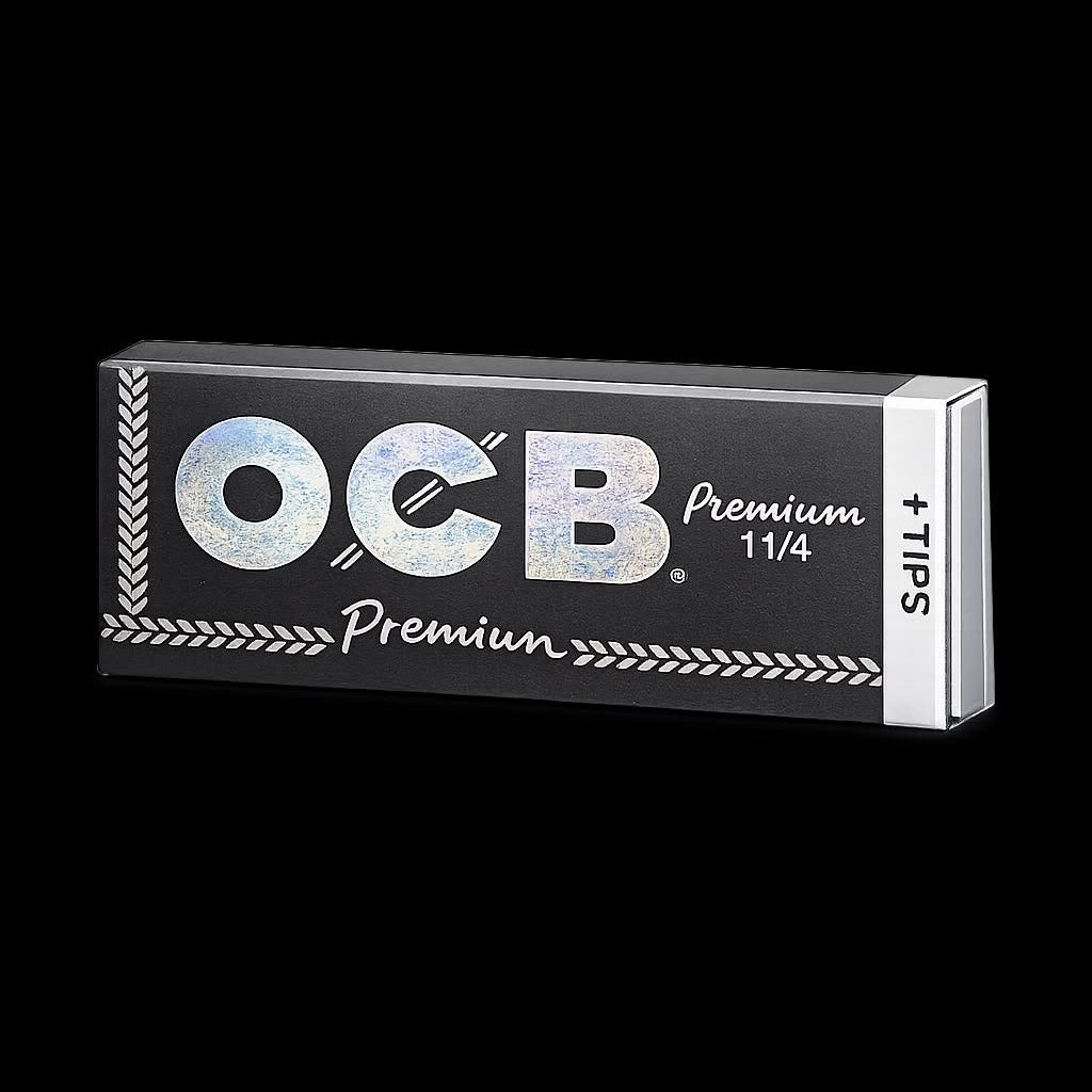 OCB Premium con Tips 1 1/4 - Papeles + filtros combustión lenta