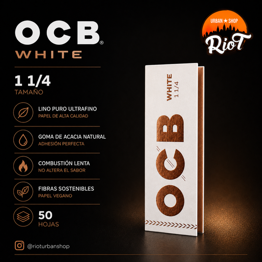OCB White 1 1/4
