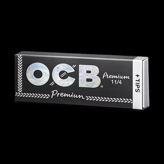 OCB Premium con Tips 1 1/4 - Papeles + filtros combustión lenta